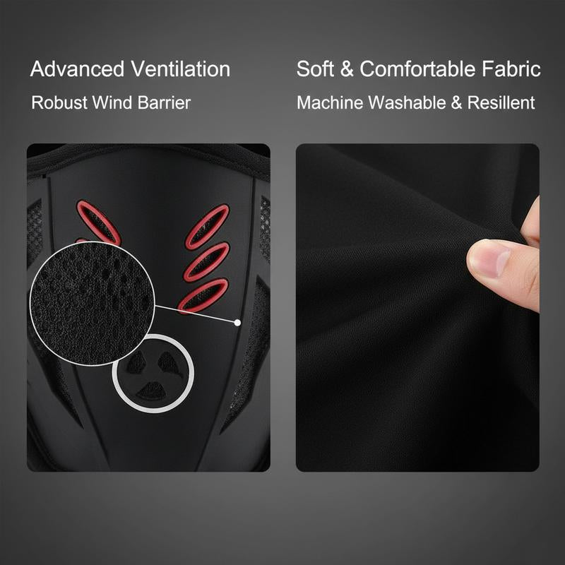 Winter Rider Warm Anti-Haze Balaclava Full Face Mask for Motorcycle Riding Cycling Ski Hood Cap Windproof Soft Outdoor Warm Bike Headwear