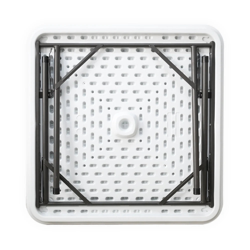 White Folding Plastic Material Blow Mold Domino Game Mahjong Table