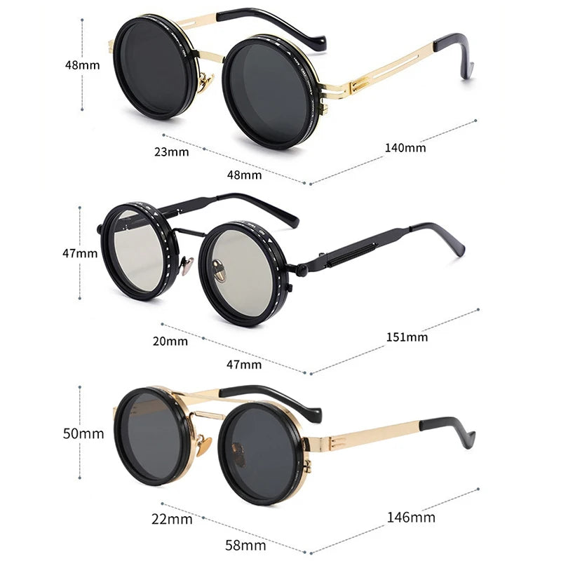 Steampunk Round Sunglasses®