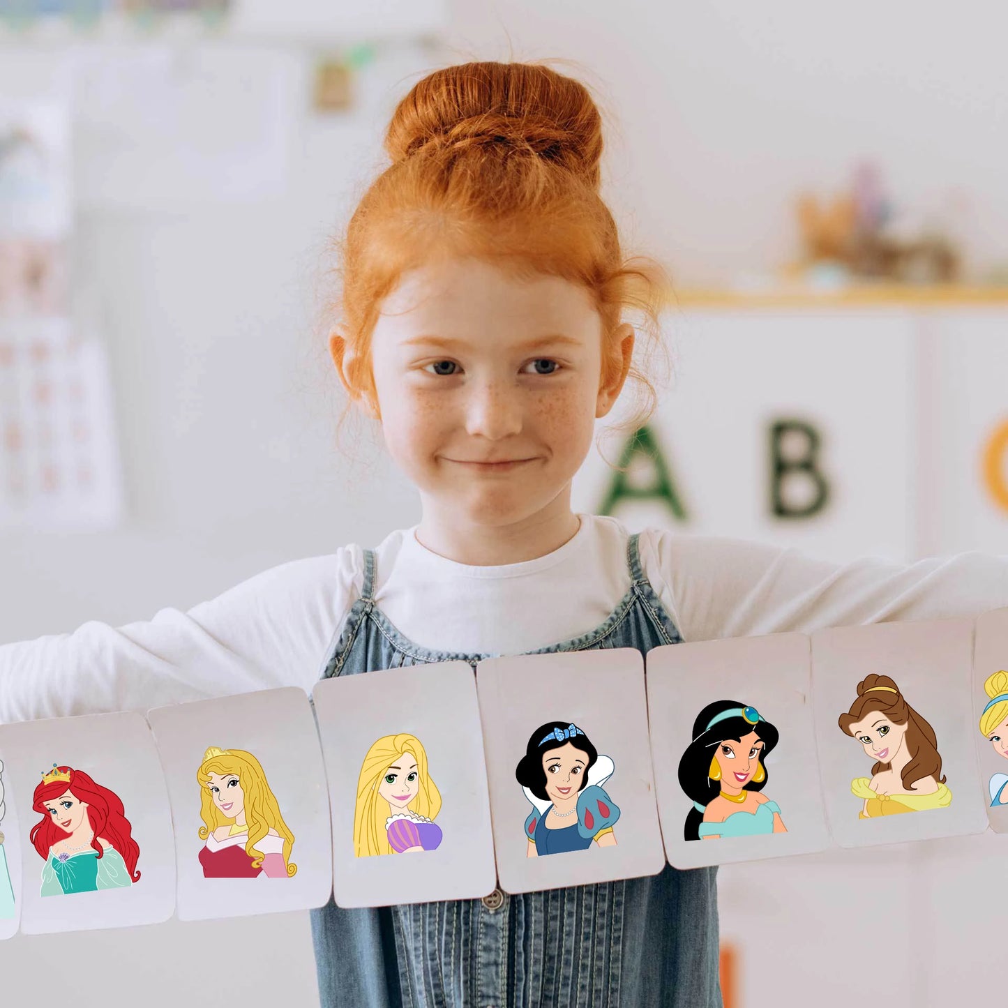 Princess Face Stickers® – Set Creativo de Pegatinas Infantiles